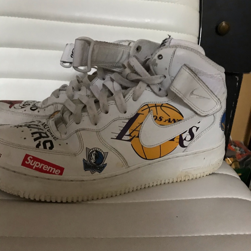 Air Force 1 x supreme x nba